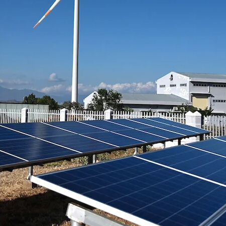 Komercyjny hybrydowy układ słoneczny o mocy 15 kW w Chinach